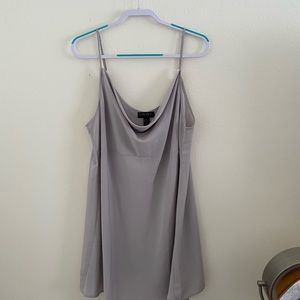 Forever 21 Grey Slip Dress 2X